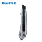 Equipe el cuchillo, cuchillo del cortador de papel, cuchillo para uso general retractable de la broche de la auto-cerradura de 18m m ABS+TPR del cuchillo