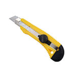 Cuchillo para uso general del tornillo del bolsillo plástico de la cerradura, cortador retractable de la caja de 0.6m m