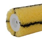 Cepillo amarillo cosido del rodillo de pintura con la absorción superior de la humedad